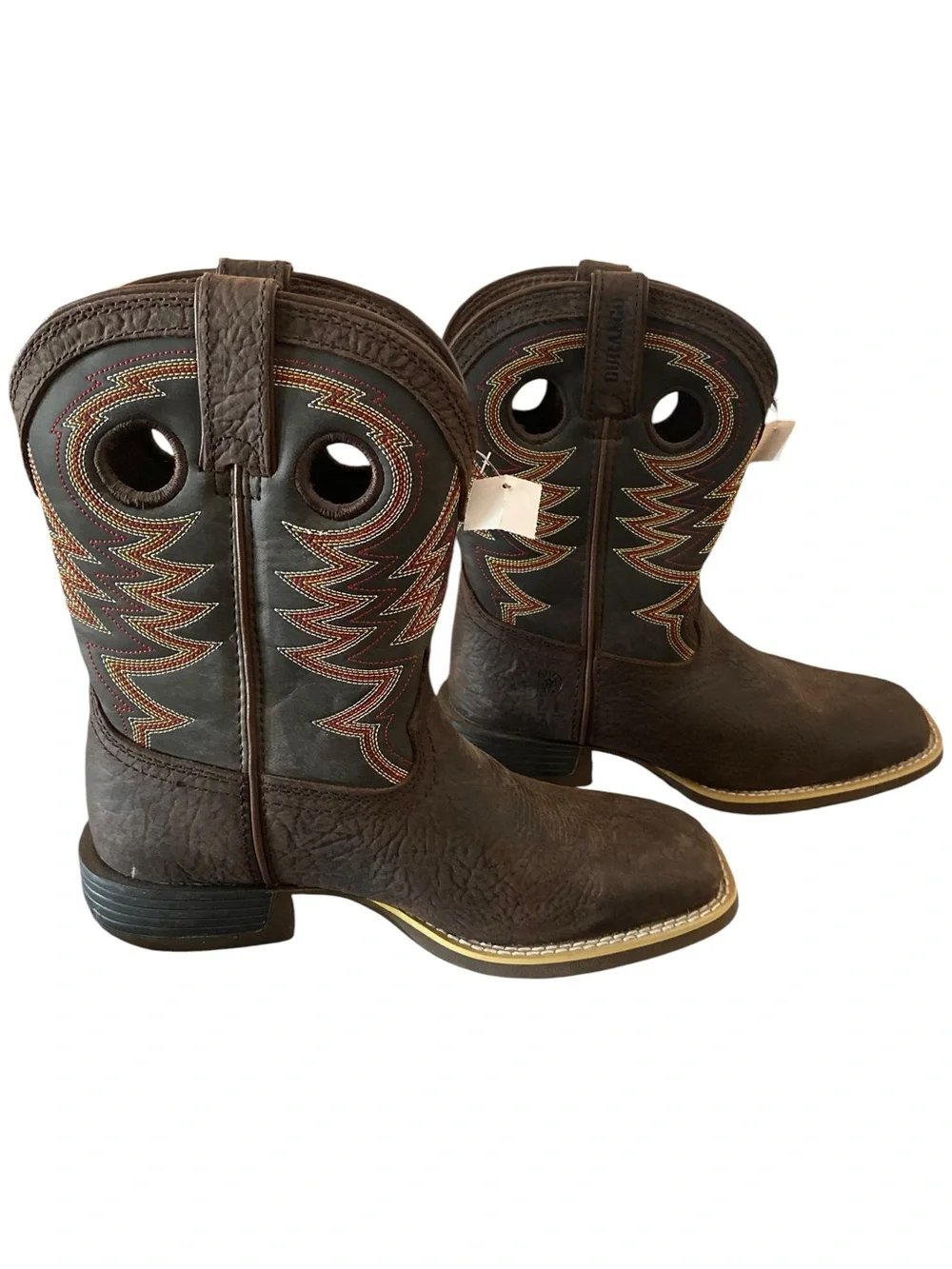 Durango Lil' Rebel Pro Little kids boys girls Brown Western Boots cowboy cowgirl